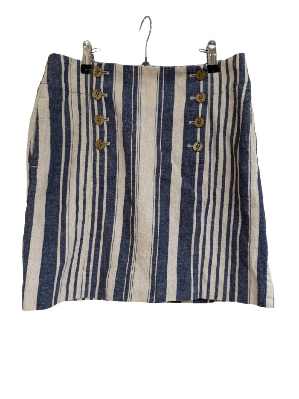 Banana Republic Heritage Linen Sailor Mini Skirt Sz 2